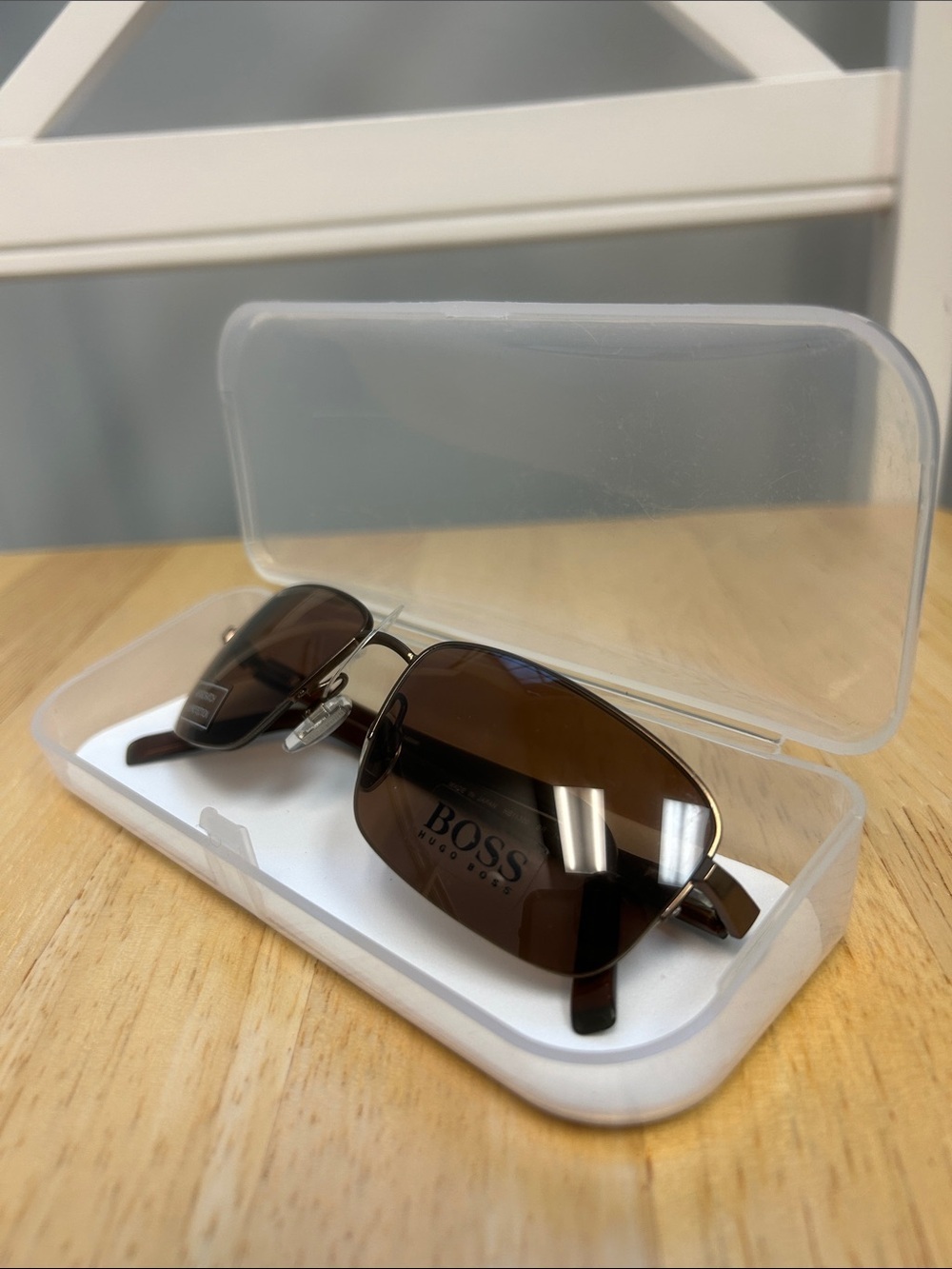 NEW Boss Hugo Boss Women’s Anti-Scratch UV Protection Brown Sunglasses